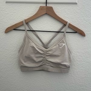 Gymshark ruched sports bra